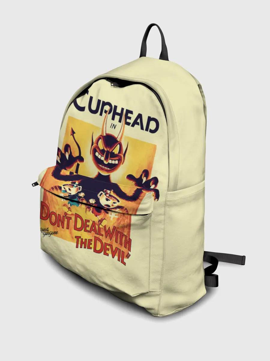 Рюкзак джинсовый / Cuphead