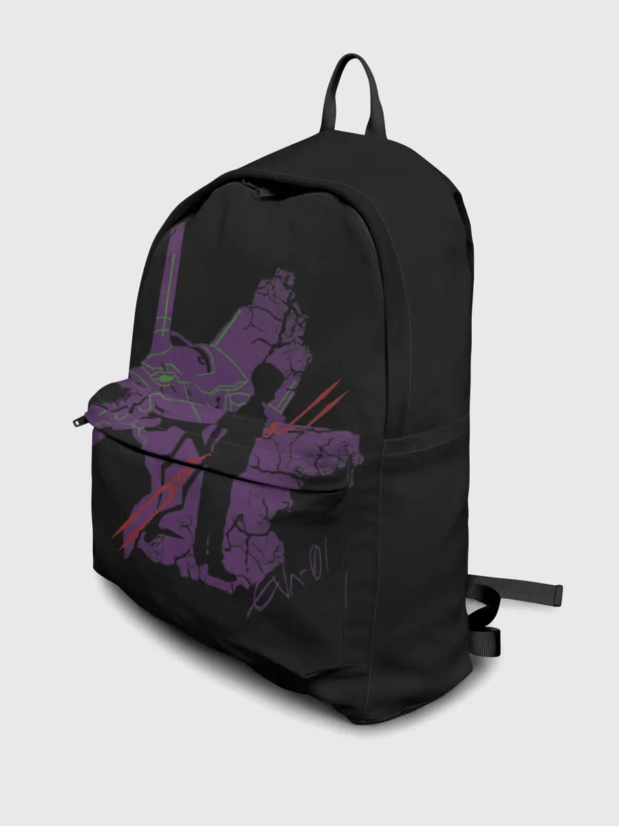 Рюкзак джинсовый / Евангилион