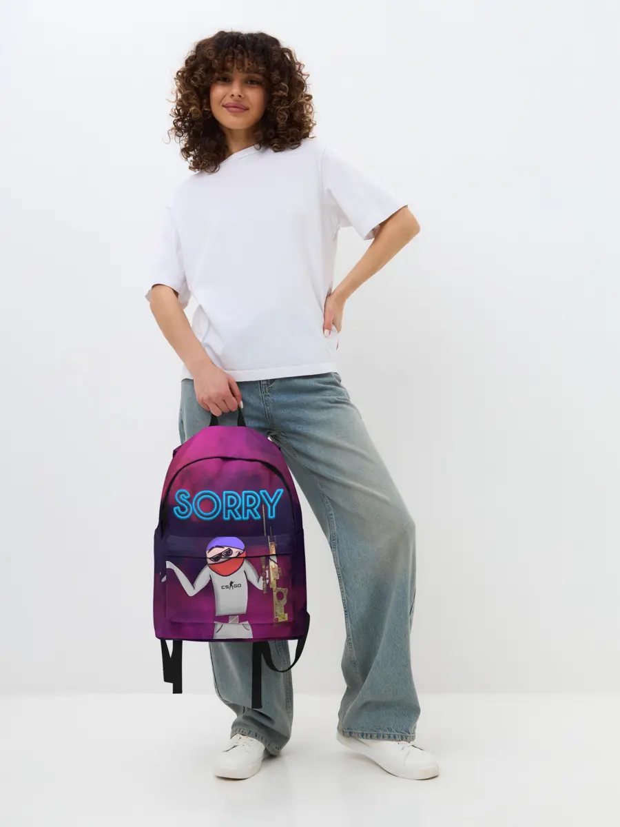 Рюкзак джинсовый / Sorry CS GO