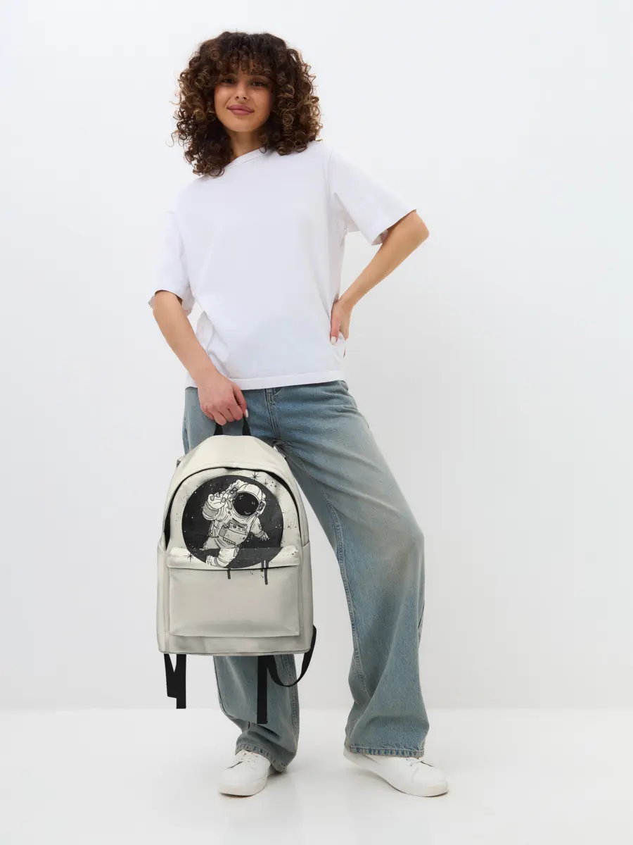 Рюкзак джинсовый / Тёмный космос