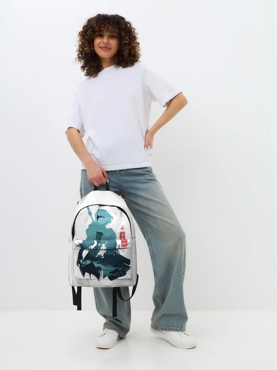 Рюкзак джинсовый / NIER AUTOMATA 2B