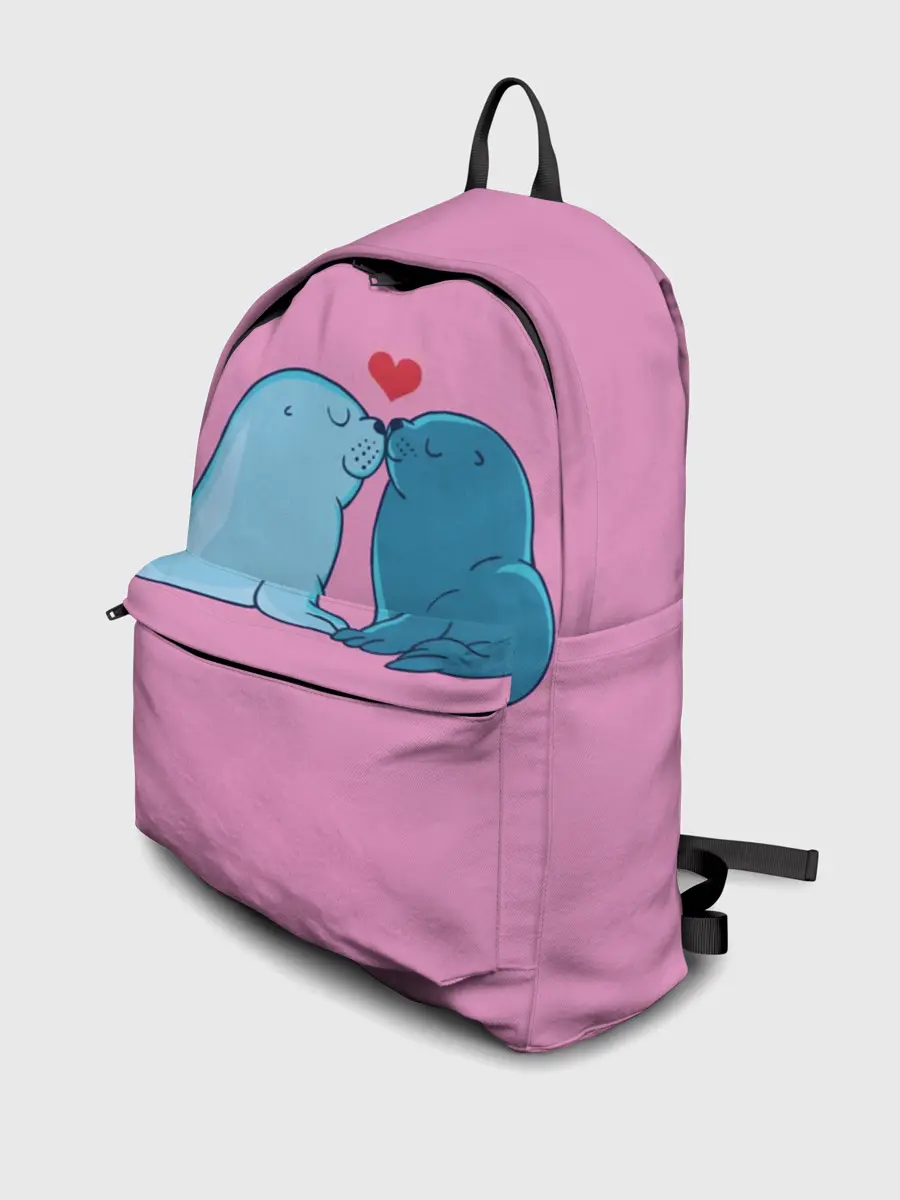 Рюкзак джинсовый / Любовь