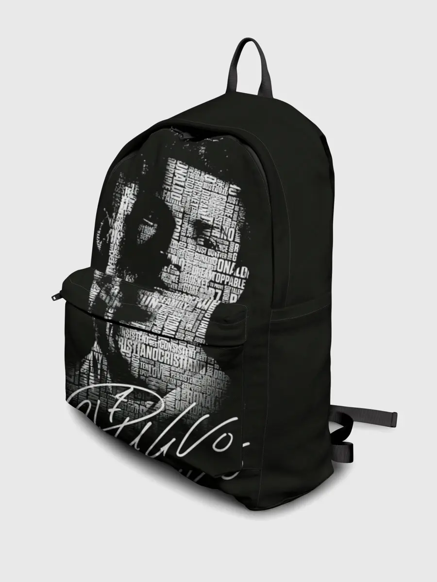 Рюкзак джинсовый / Кристиано Рональдо автограф