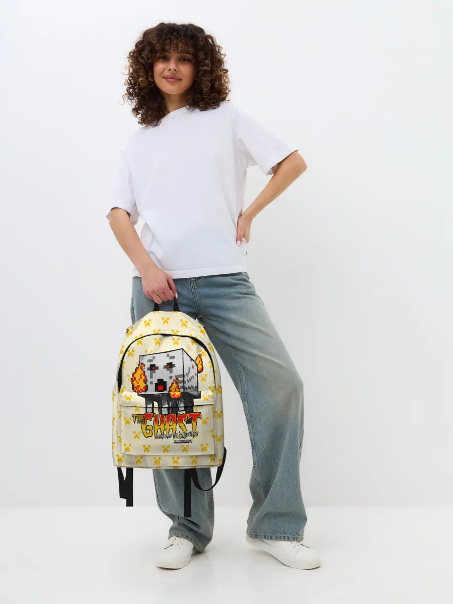 Рюкзак джинсовый / Minecraft THE GHAST