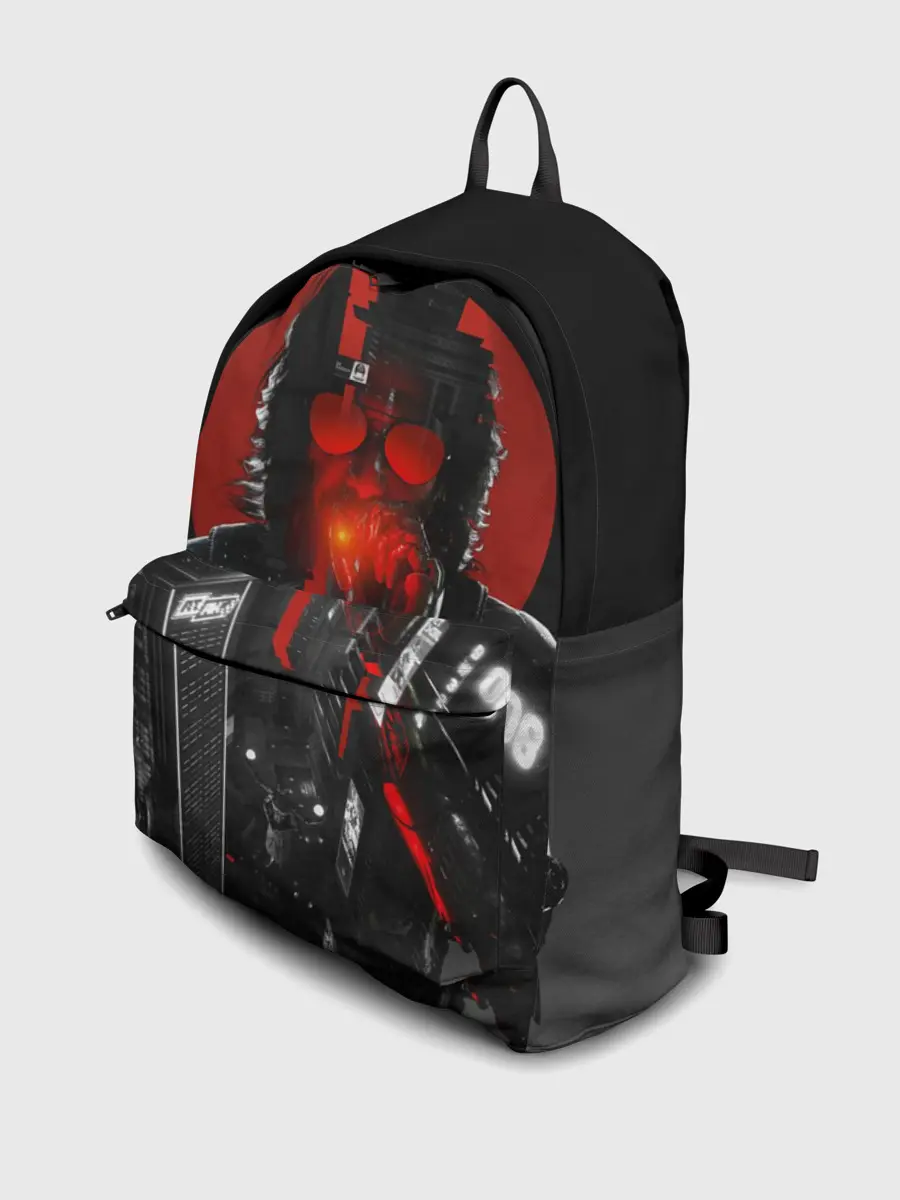 Рюкзак джинсовый / Cyberpunk 2077 | Джонни