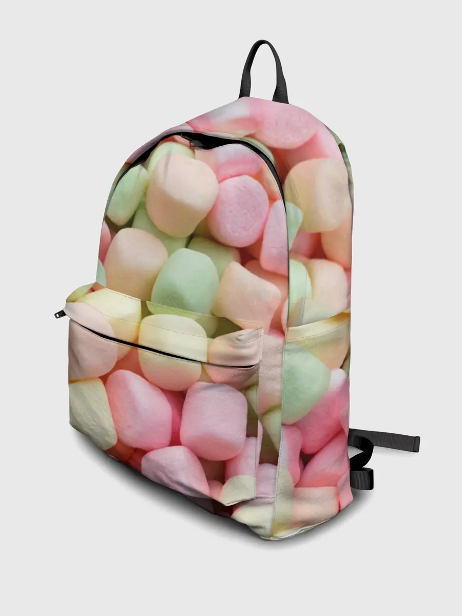 Рюкзак джинсовый / маршмэлов зефирки нежные