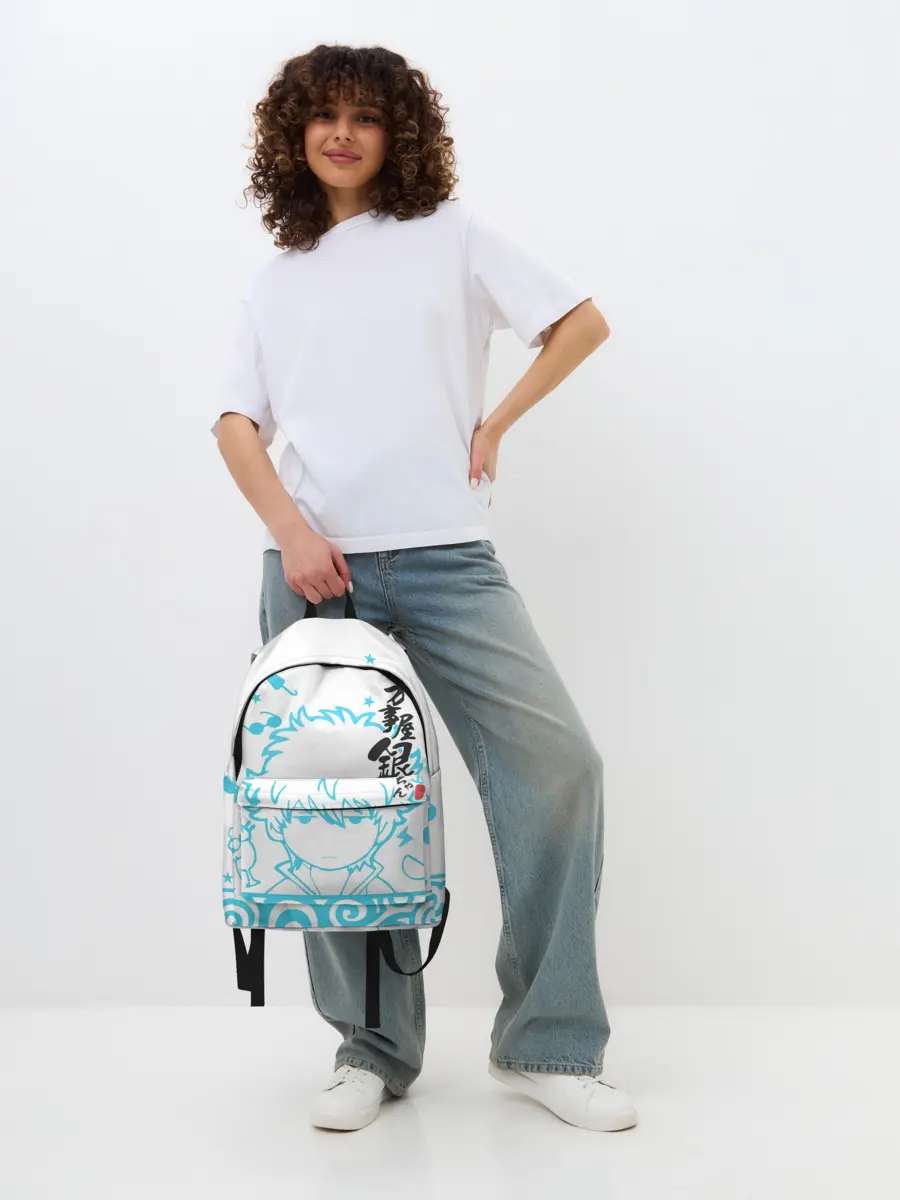 Рюкзак джинсовый / Самурай Гинтоки