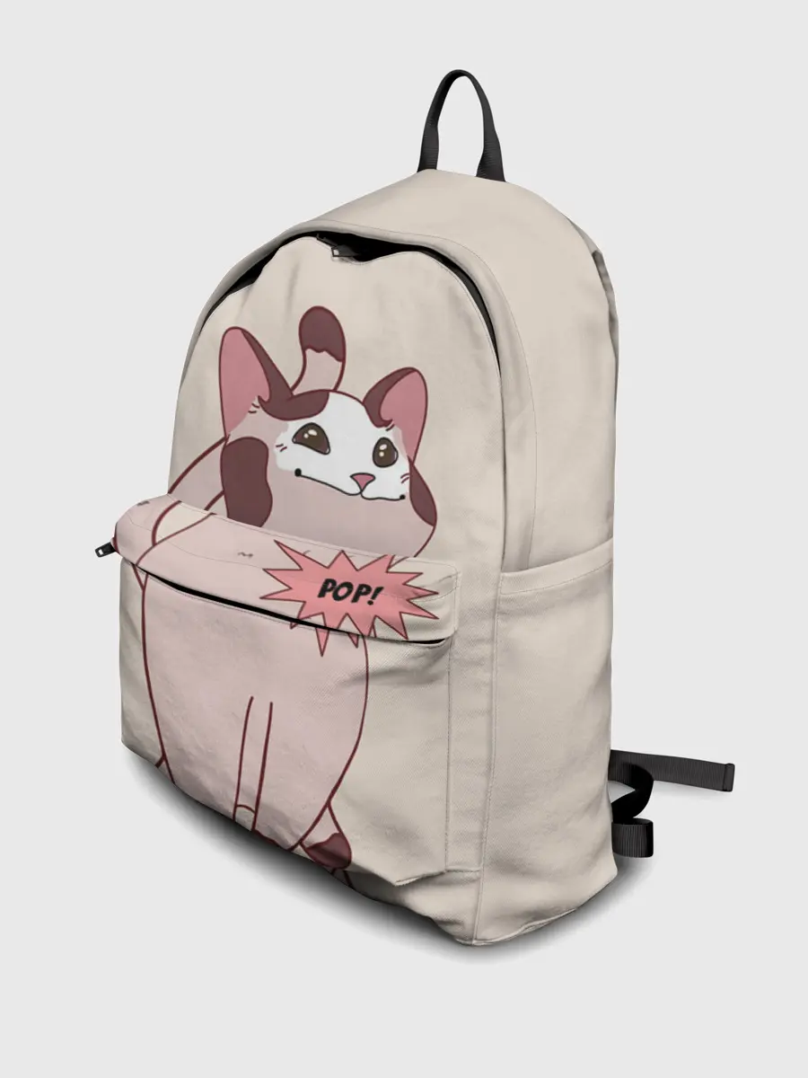 Рюкзак джинсовый / Pop Cat