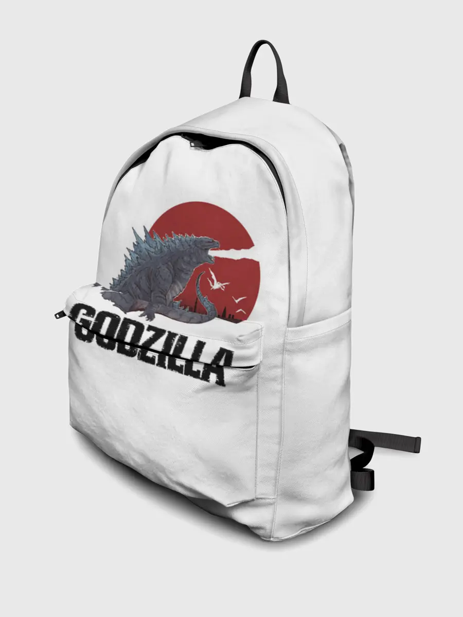 Рюкзак джинсовый / Годзилла