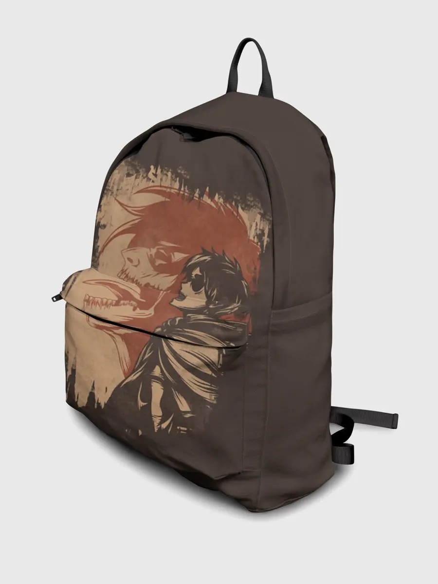 Рюкзак джинсовый / Эрен Йегер