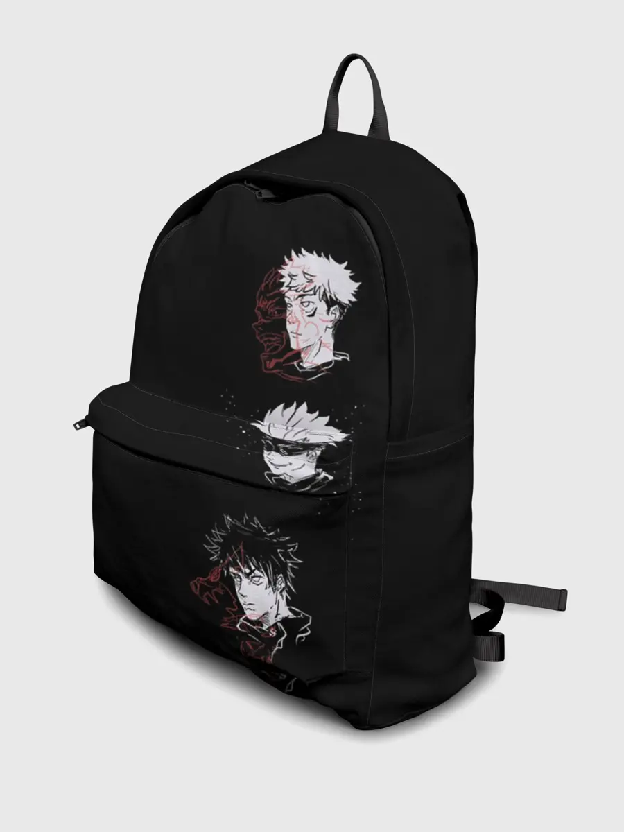 Рюкзак джинсовый / JUJUTSU KAISEN три головы