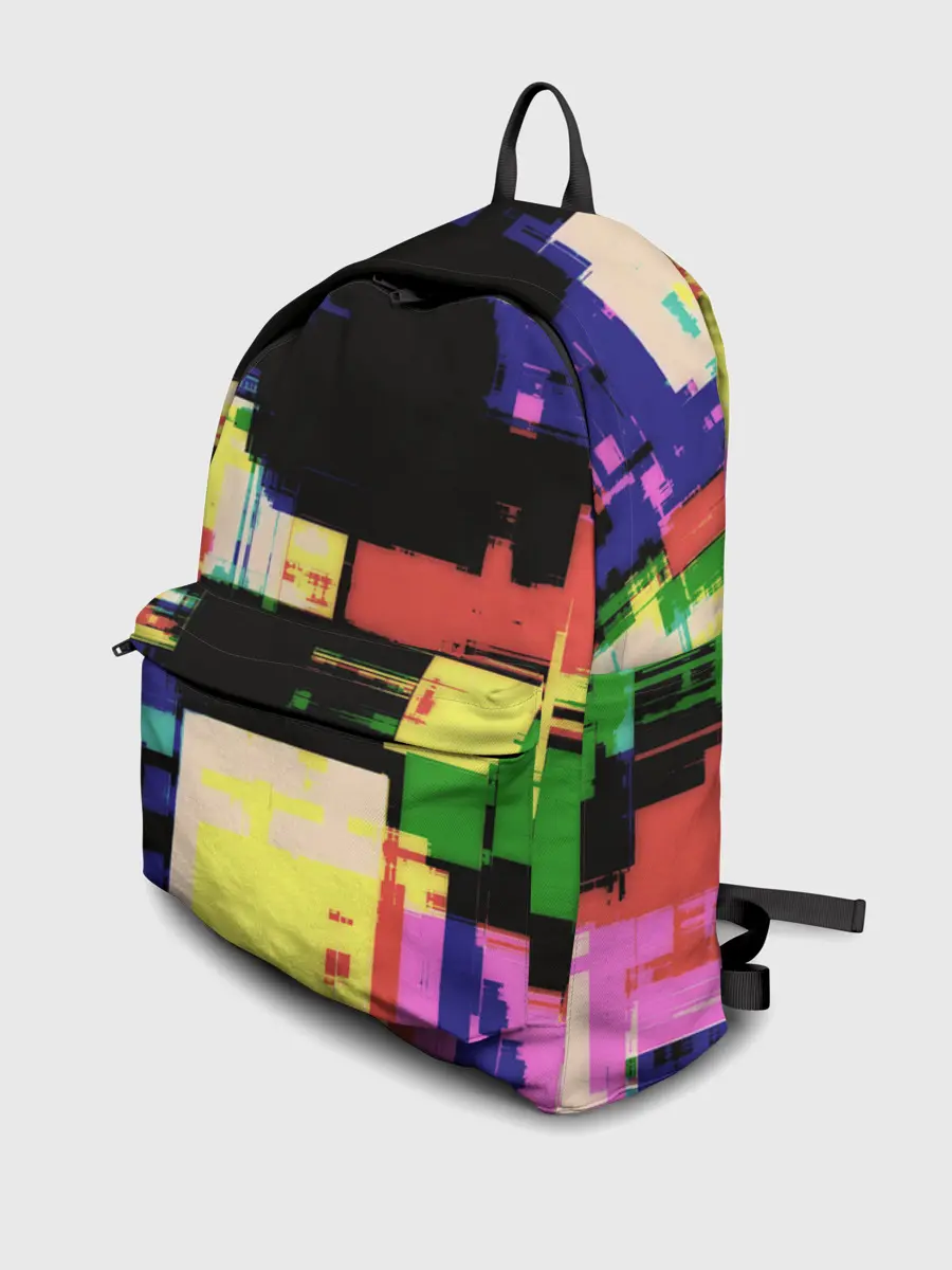 Рюкзак джинсовый / Глитч