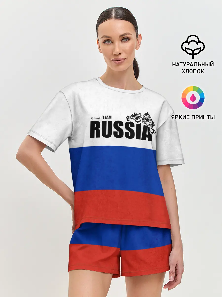 Женская пижама с шортами / Russia