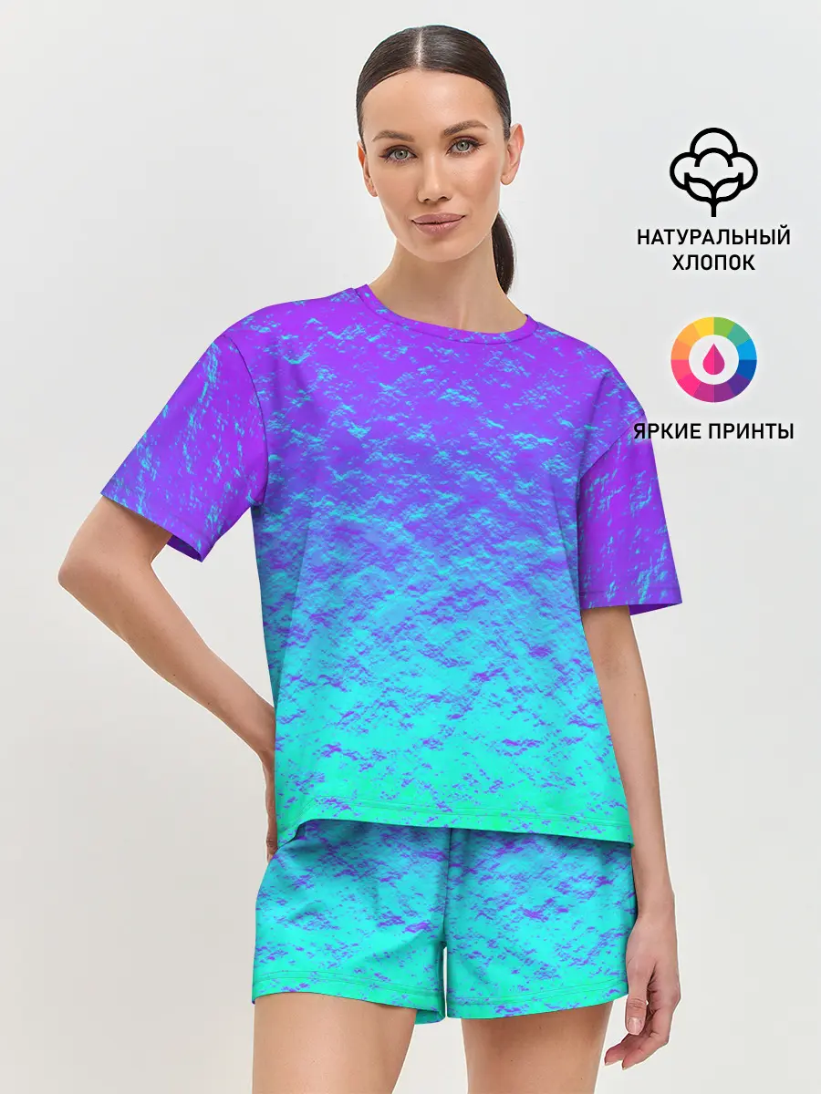 Женская пижама с шортами / ПЕРЛАМУТР