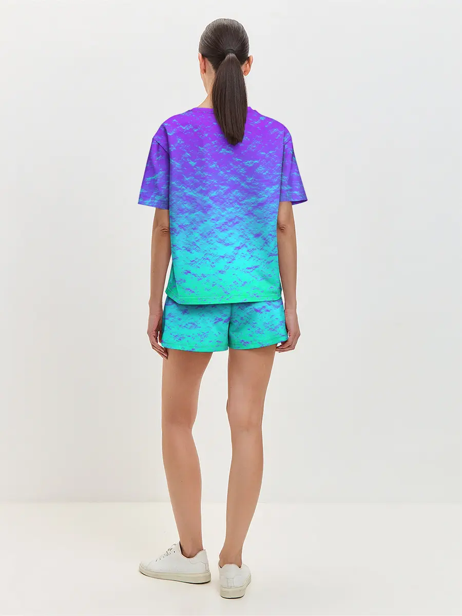 Женская пижама с шортами / ПЕРЛАМУТР