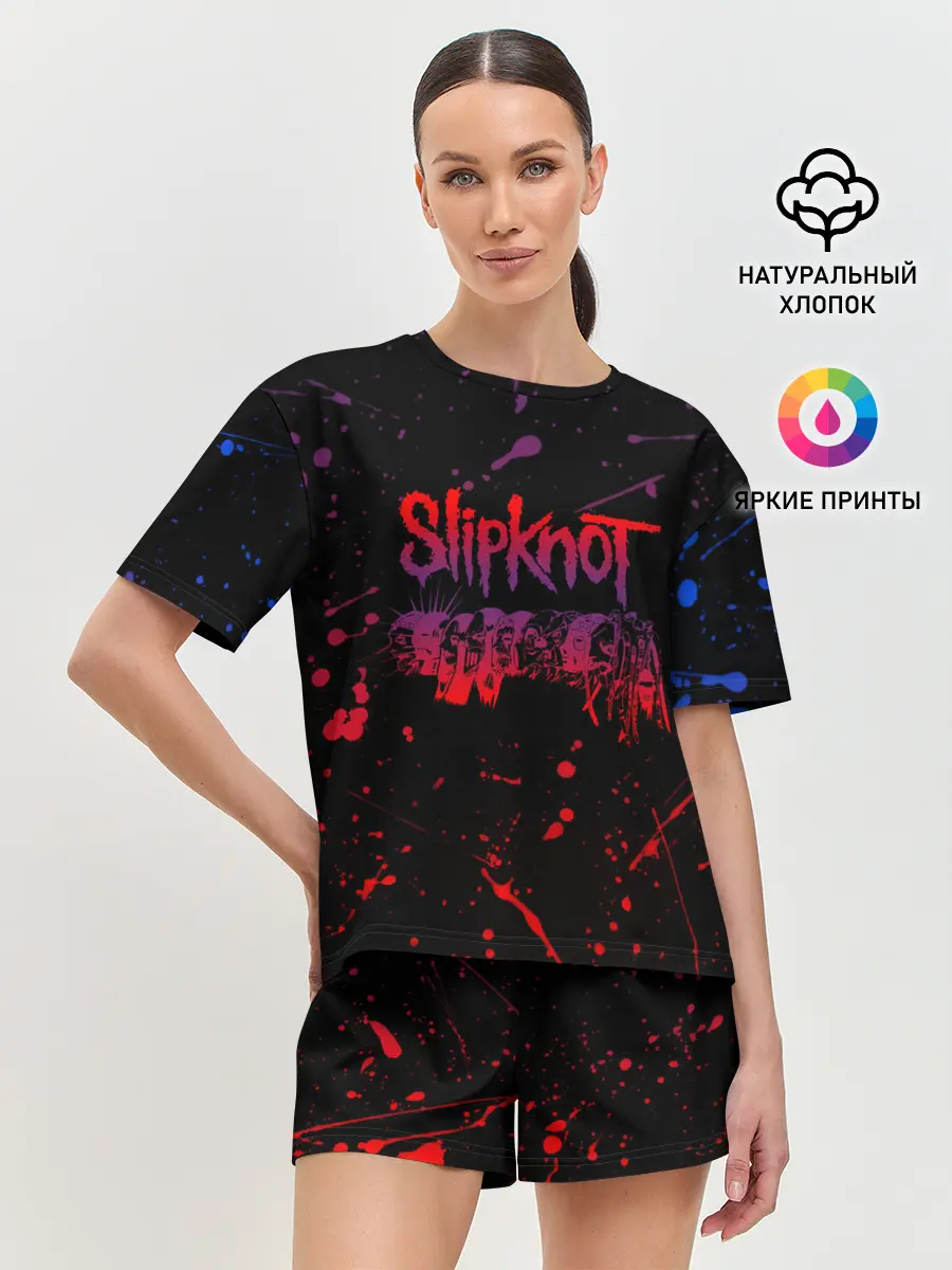Женская пижама с шортами / SLIPKNOT