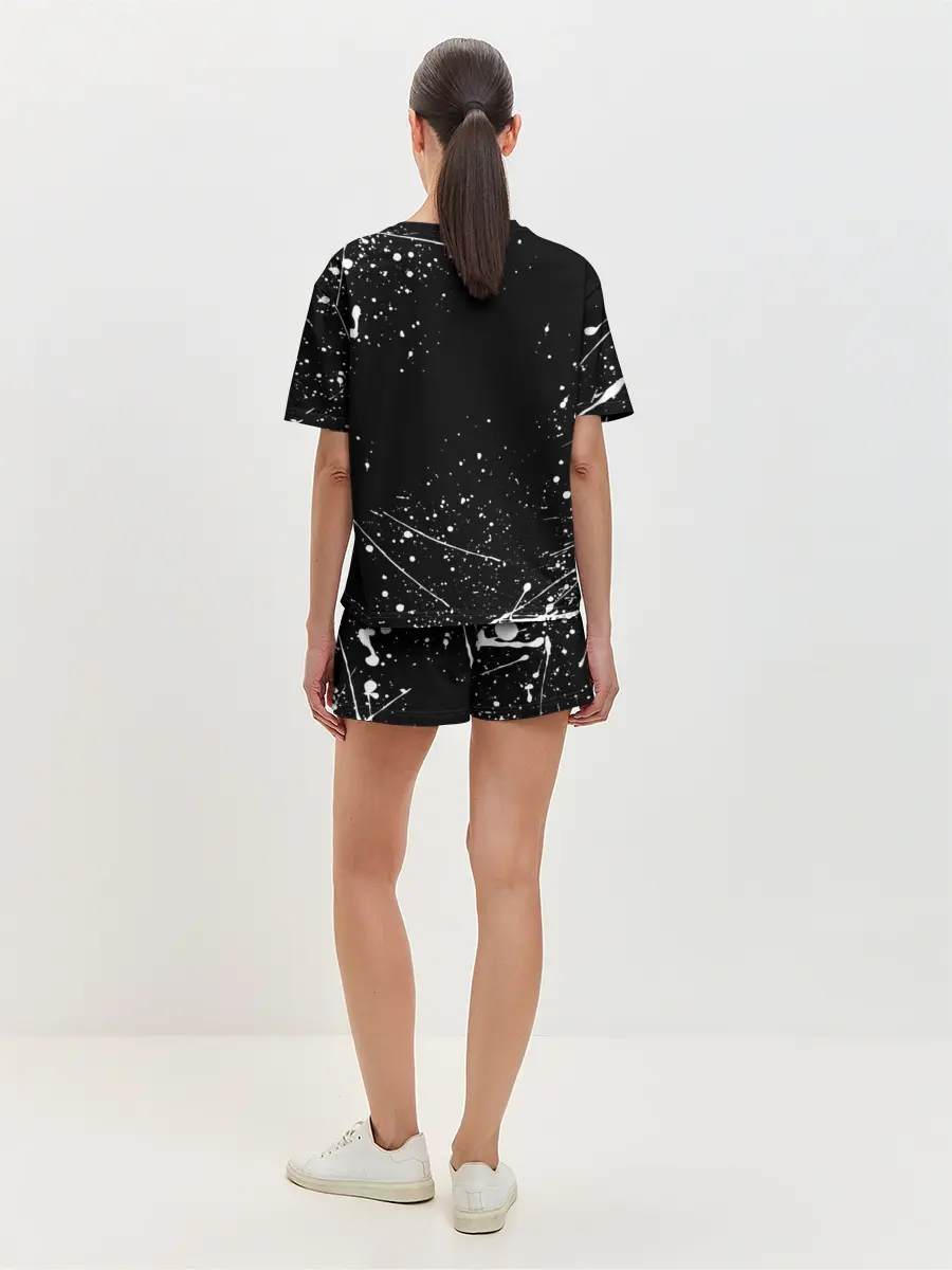 Женская пижама с шортами / guts berserk blood black