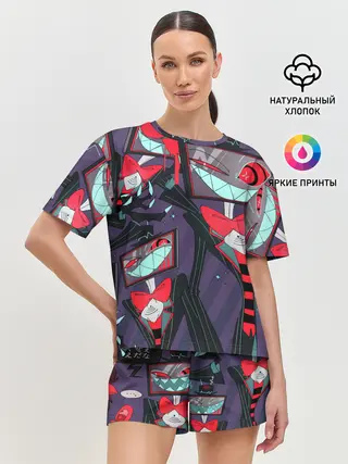 Женская пижама с шортами / ОТЕЛЬ ХАЗБИН