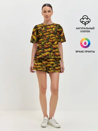 Женская пижама с шортами / Hot Wheels