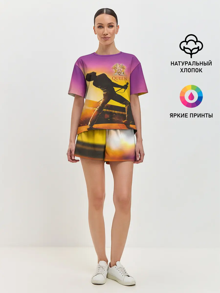 Женская пижама с шортами / Queen