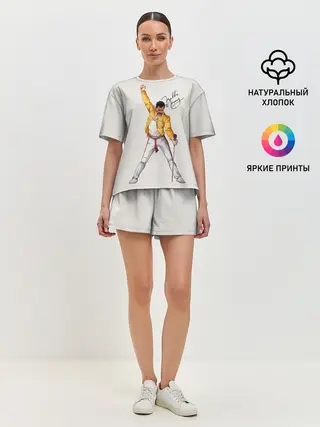 Женская пижама с шортами / Фредди Меркьюри автограф