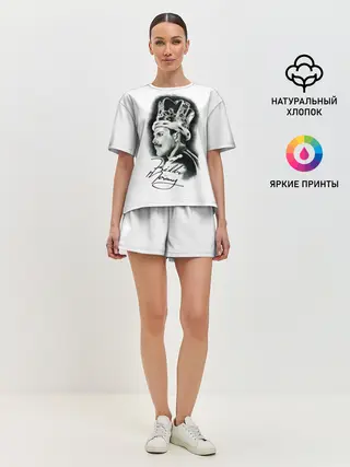 Женская пижама с шортами / Queen