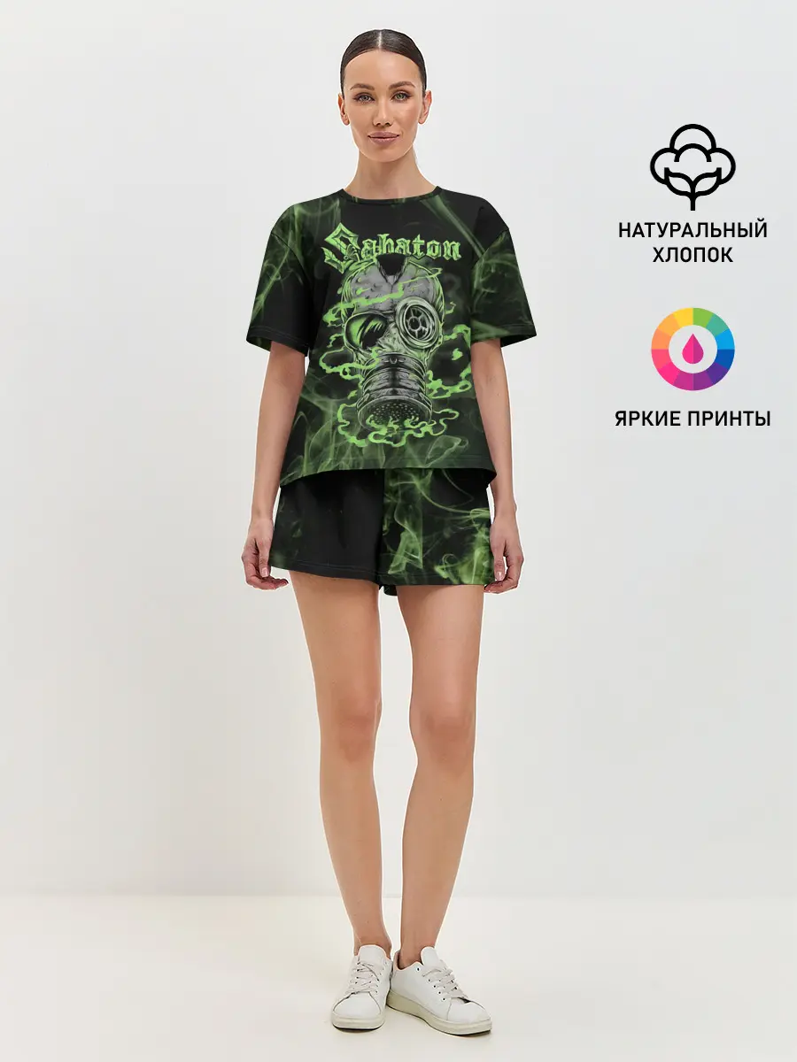 Женская пижама с шортами / Toxic Sabaton