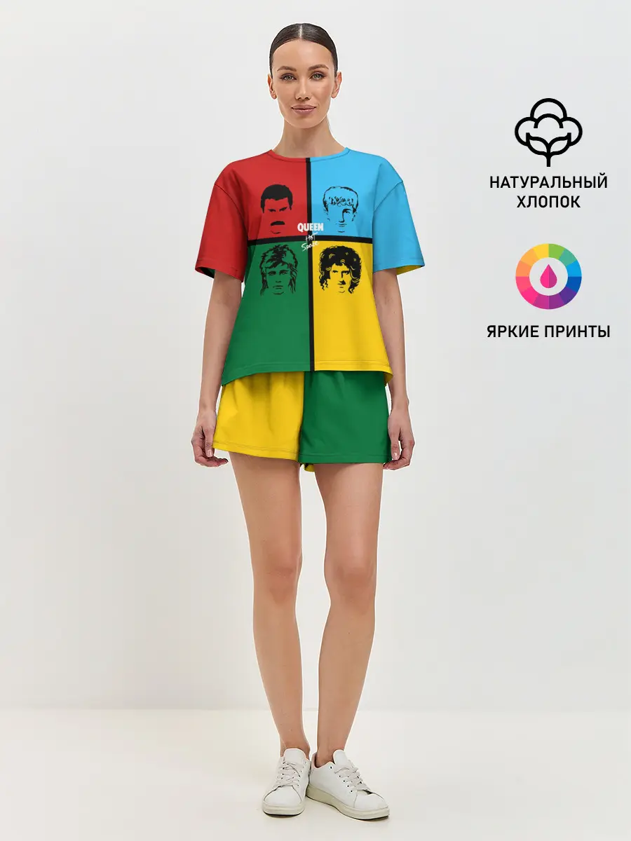 Женская пижама с шортами / Queen