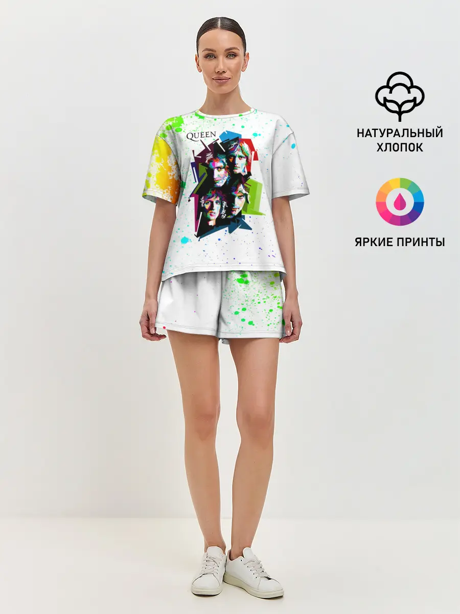 Женская пижама с шортами / Queen