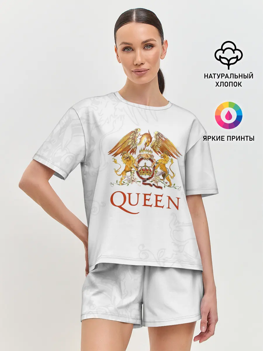 Женская пижама с шортами / Queen