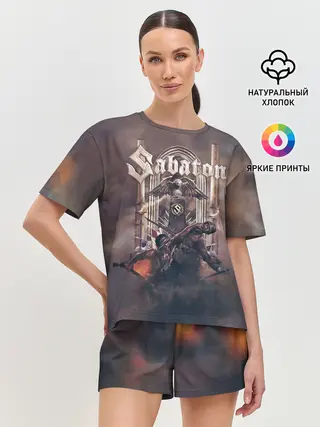 Женская пижама с шортами / War