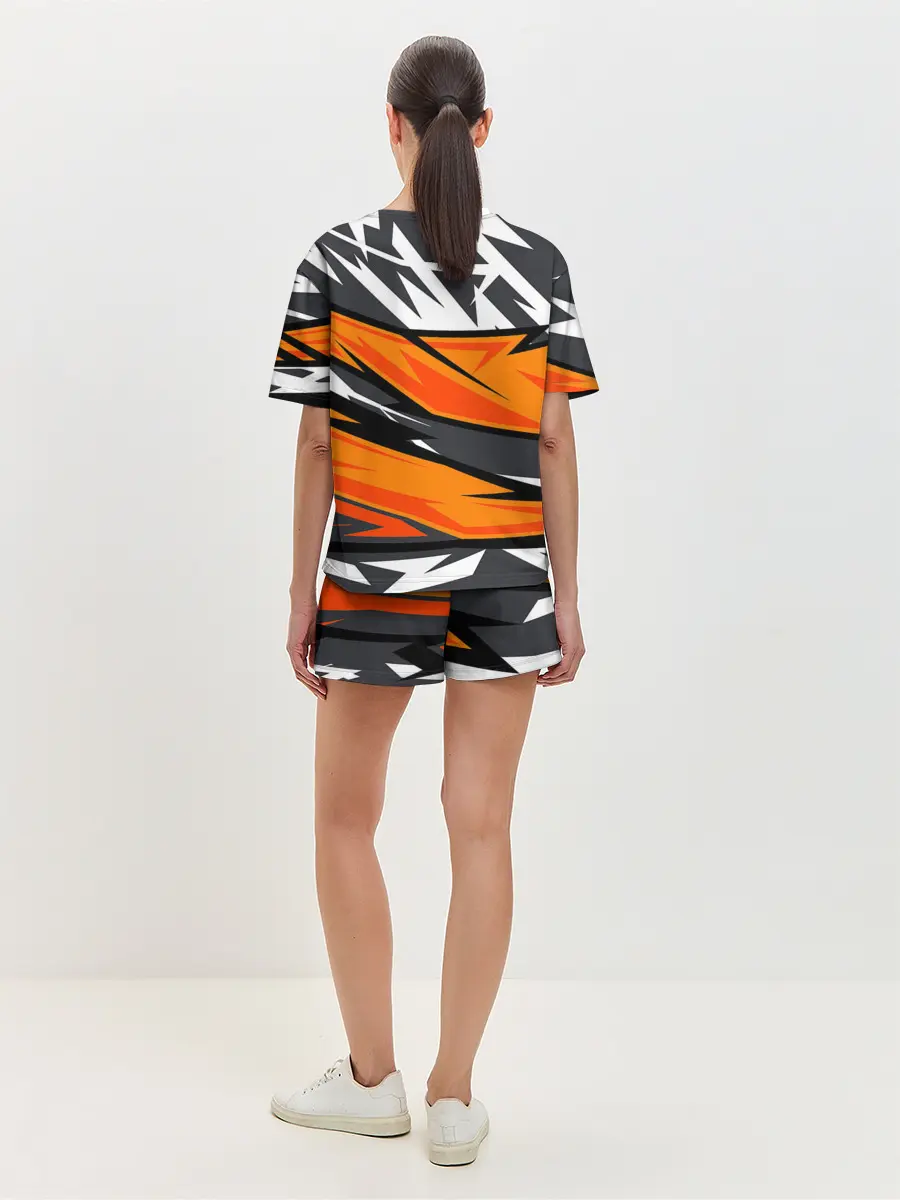 Женская пижама с шортами / corner camouflage