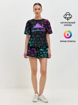 Женская пижама с шортами / FORTNITE