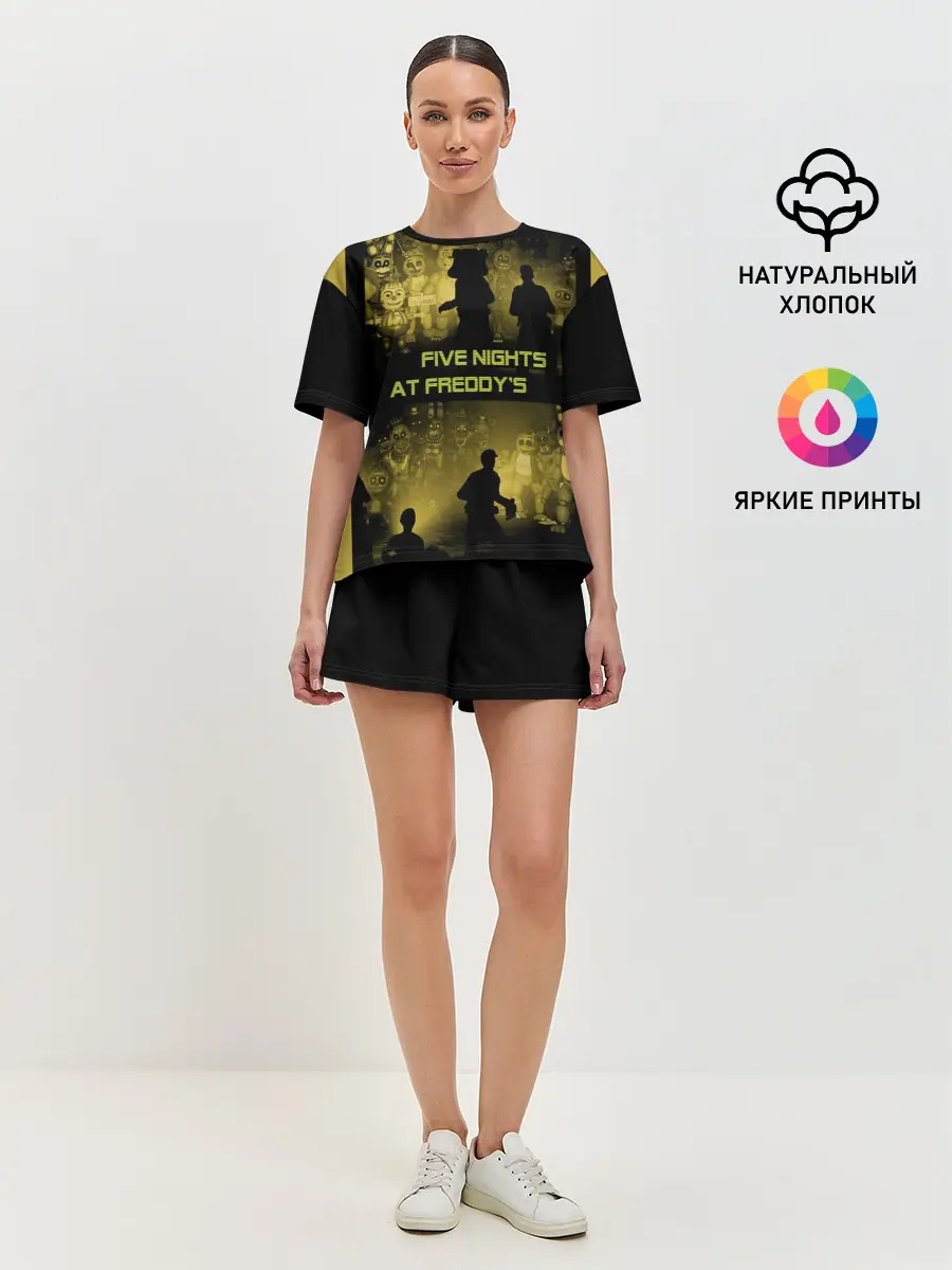 Женская пижама с шортами / Five Nights at Freddys