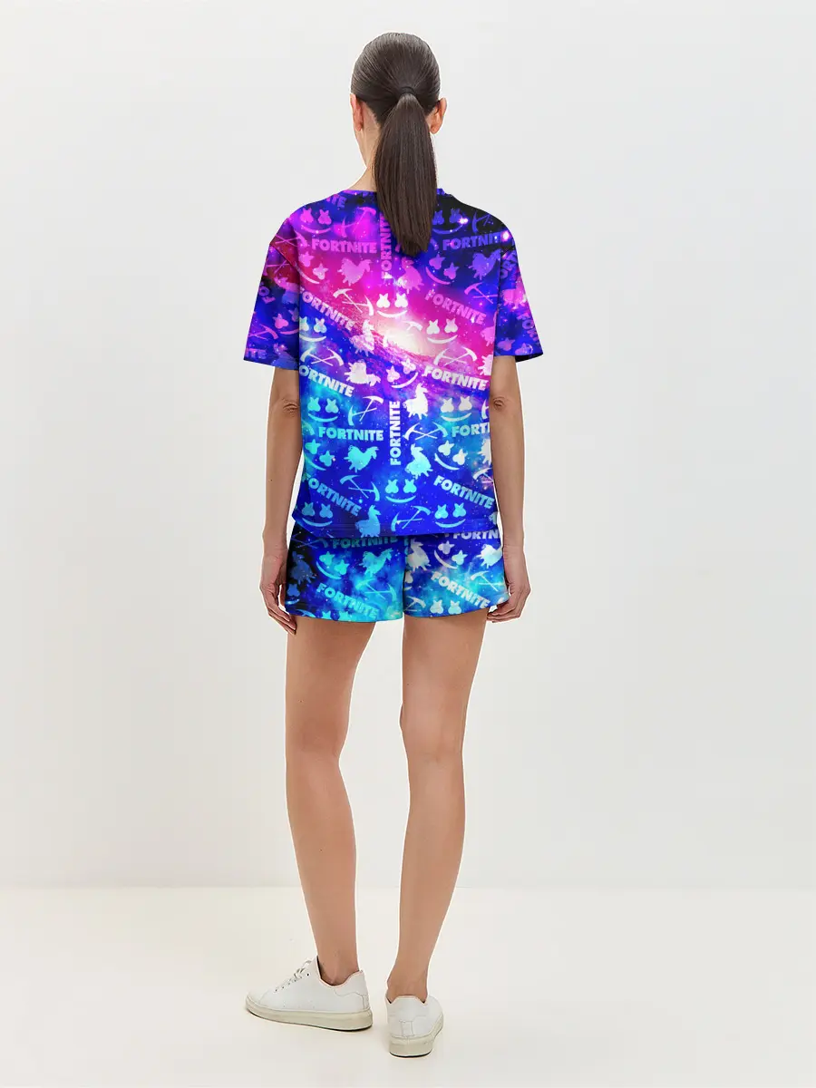Женская пижама с шортами / FORTNITE&MARSMELLO COSMO