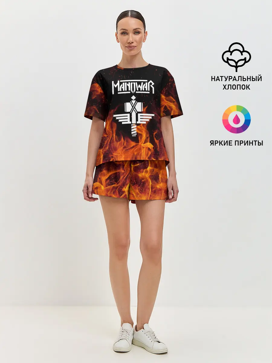 Женская пижама с шортами / Manowar