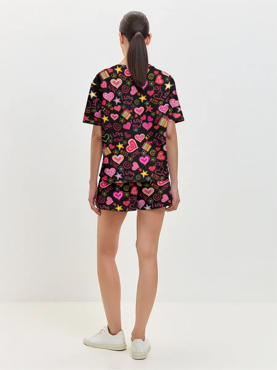 Женская пижама с шортами / BTS: пейринг ВиГуки