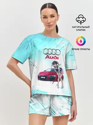 Женская пижама с шортами / Ауди