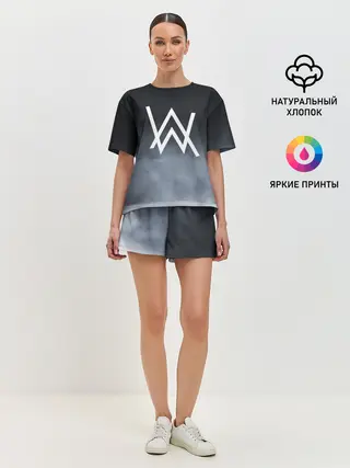 Женская пижама с шортами / Alan Walker