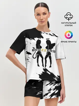 Женская пижама с шортами / Brazzers
