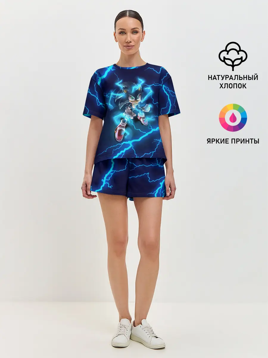 Женская пижама с шортами / SONIC | СОНИК