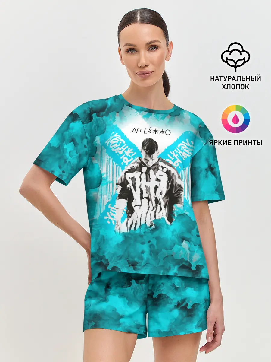 Женская пижама с шортами / NILETTO