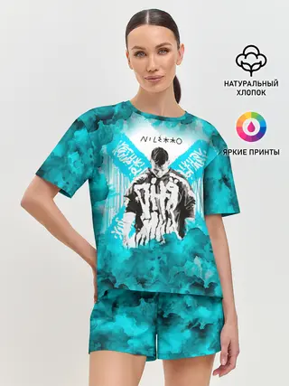 Женская пижама с шортами / NILETTO