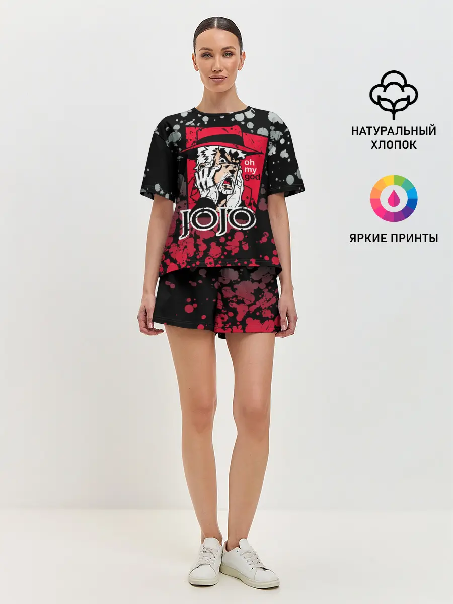 Женская пижама с шортами / Приключения ДжоДжо
