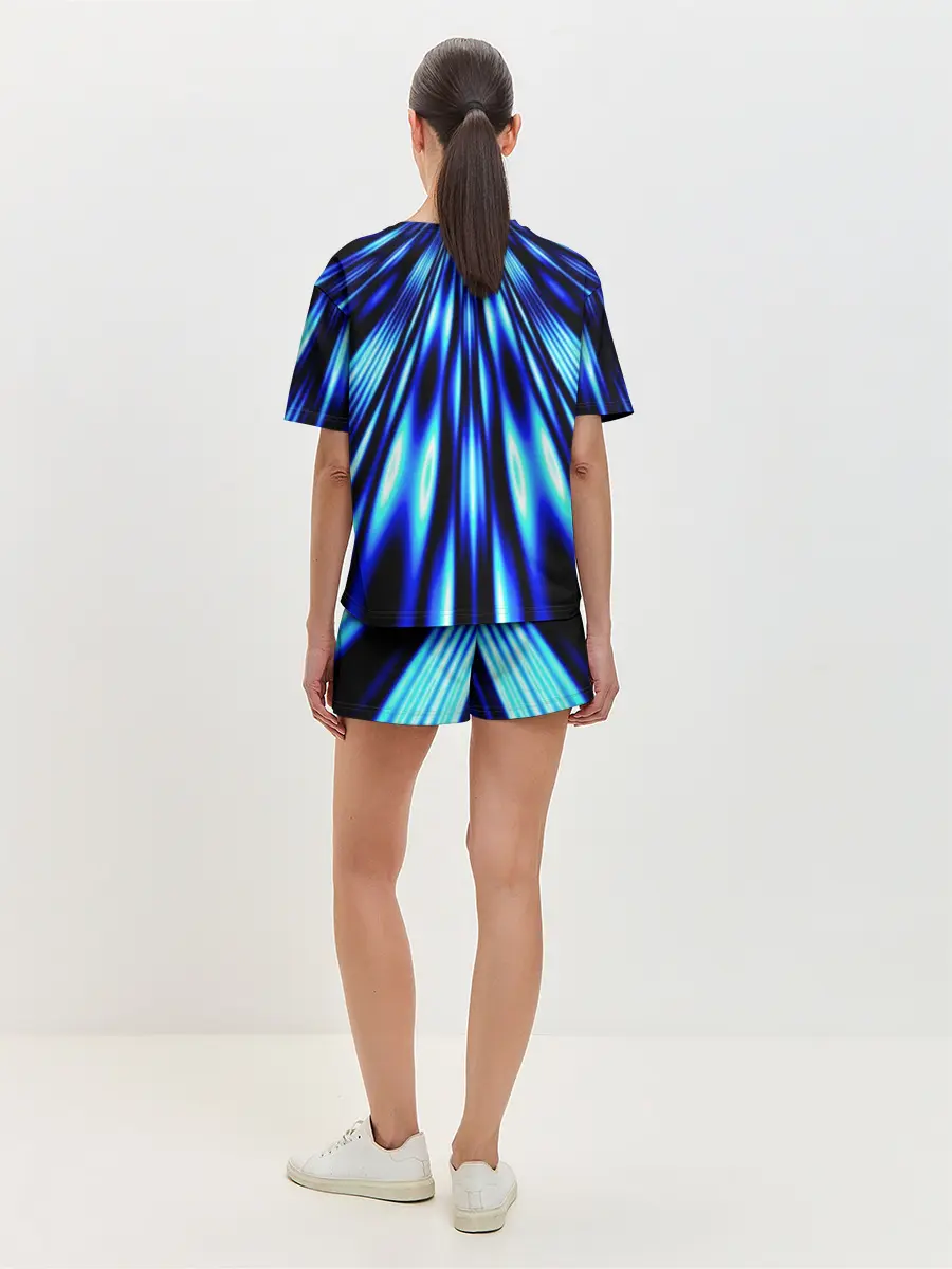 Женская пижама с шортами / Световые Лучи