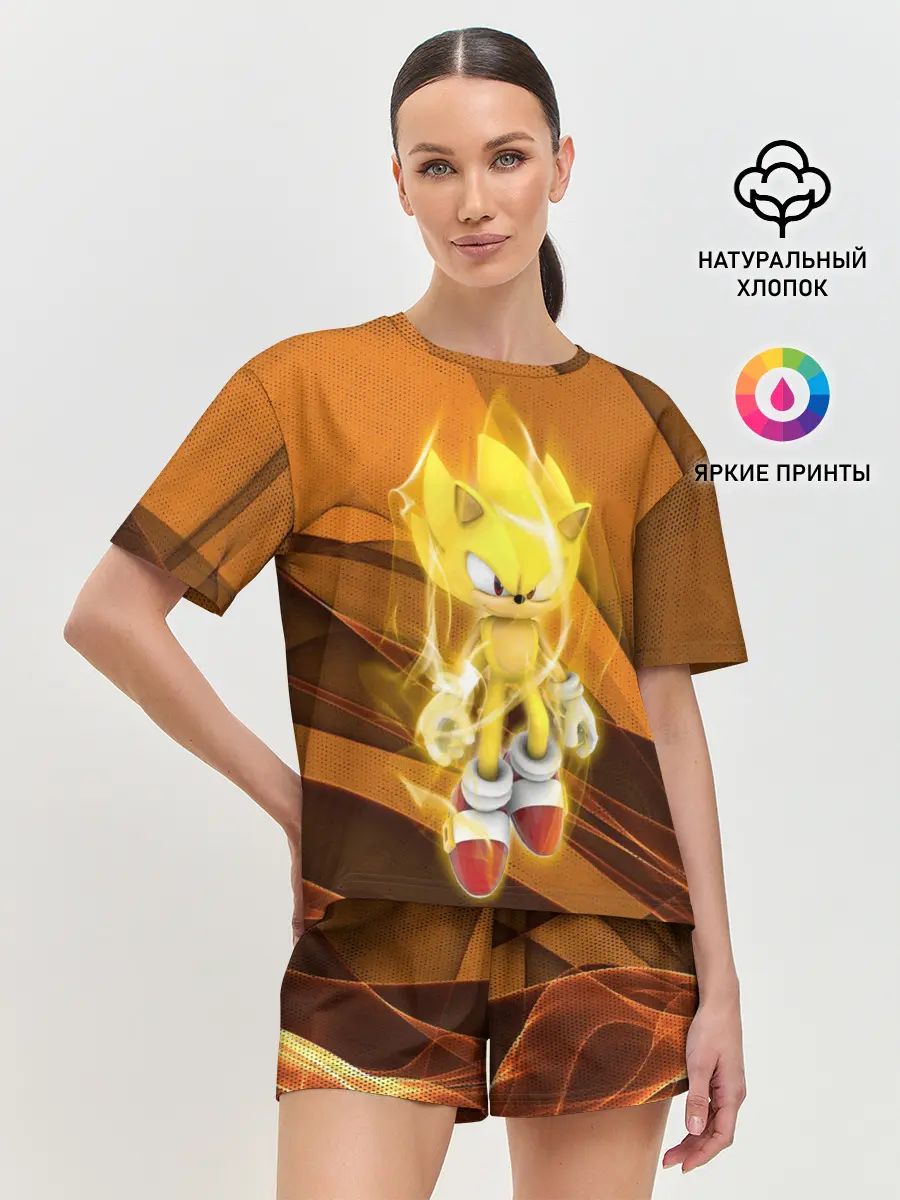 Женская пижама с шортами / Sonic