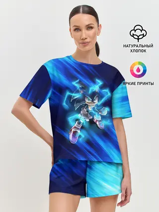 Женская пижама с шортами / СОНИК