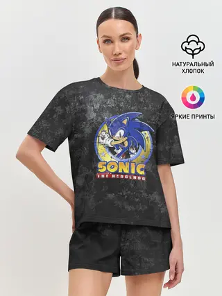 Женская пижама с шортами / СОНИК