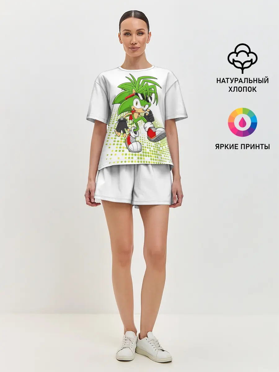 Женская пижама с шортами / Sonic