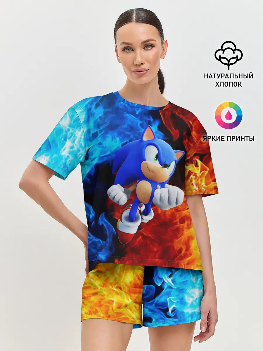 Женская пижама с шортами / SONIC